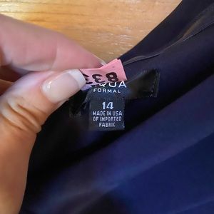 Navy Blue mother of the bride gown